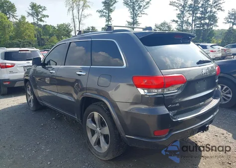 2015 Jeep Grand Cherokee Overland из США, поврежденный, VIN 1C4RJFCG0FC698603